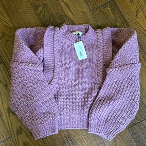 Sea New York braided pullover color rose size small